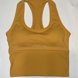 Sports Bra, Mustard Color