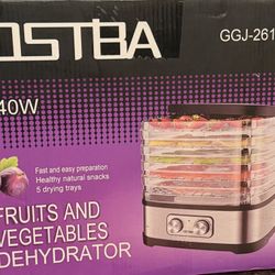 OSTBA 5-Tray Food Dehydrator – 240W