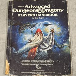 Advanced Dungeons and Dragons (Players Handbook) (HC, 1978) D&D