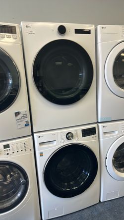 Lg front load washer and dryer set