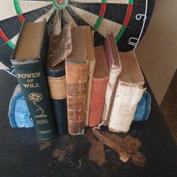 7 Old Books,1 First Edition