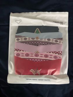 Pink, invisible cheeky style, medium, Christmas theme