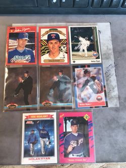 Nolan Ryan assorted baseball cards