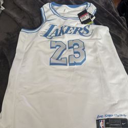 Lebron James Los Angeles Lakers Lore Series Jersey Size Large