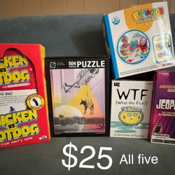 Boardgames (5 Total)