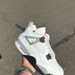 Jordan 4 Retro White Cement  8-8.5-9-10-10.5-13