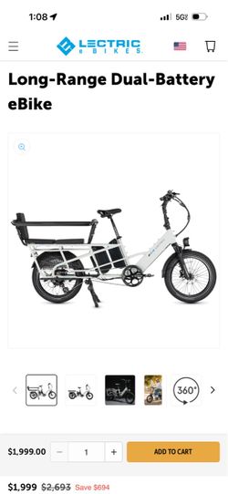 Lectric Long-Range Electric Cargo eBike