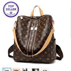 Fashion Handbag PU Book Women'S Bags Lady Backpack