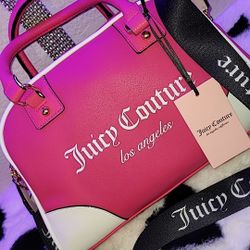 Juicy Couture Hot Pink Sports Fashionista Bowler Bag