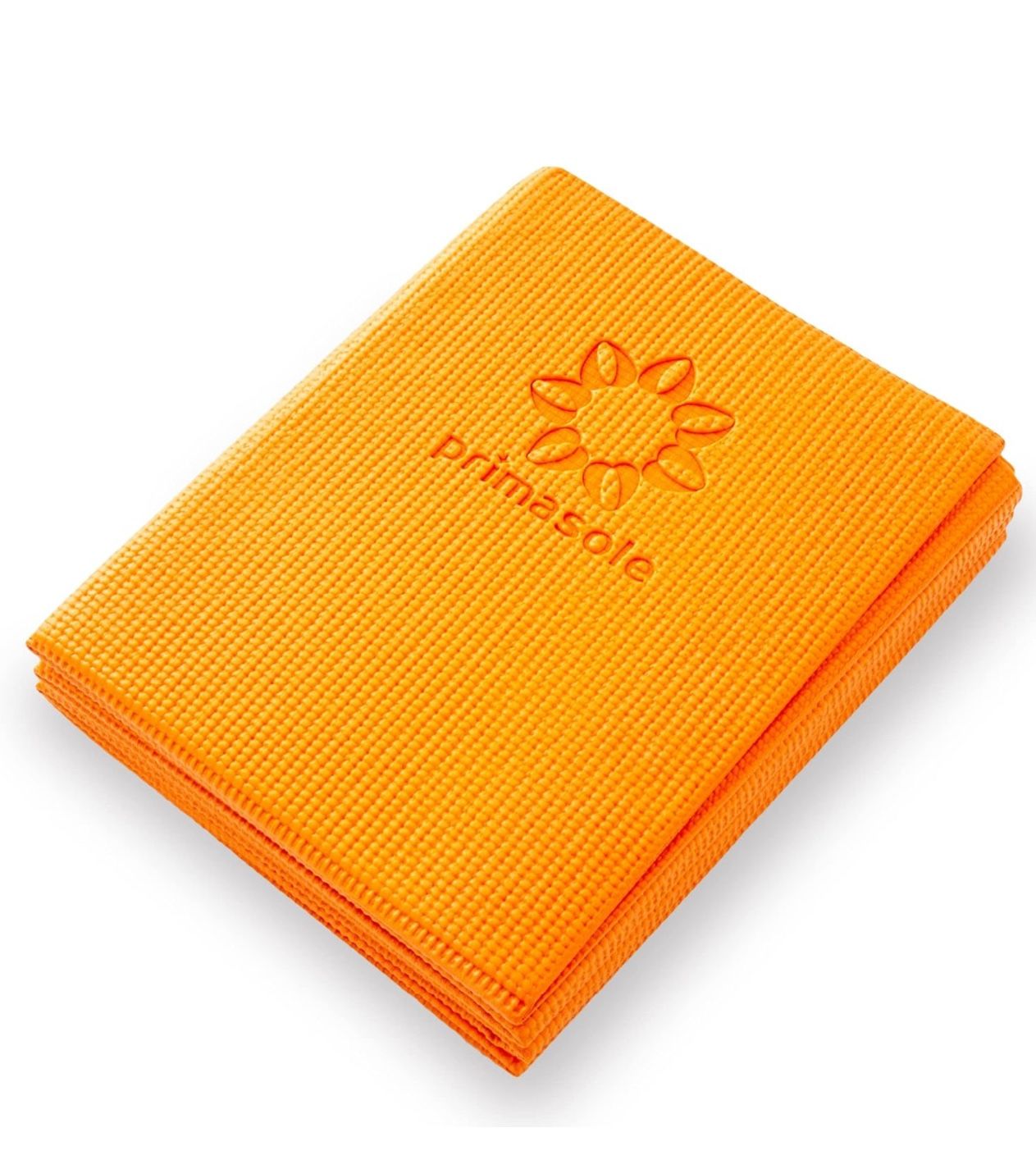 Primasole Folding Yoga Travel Pilates Mat Foldable Easy to Carry to Class Beach Park Tear-resistant Travel Picnics 4mm Thick 
