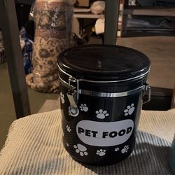 Dog food containers