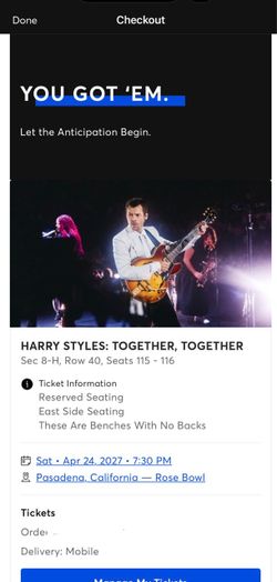 Harry Styles Tickets