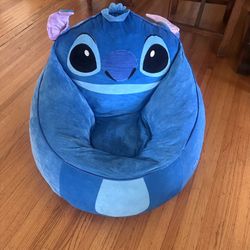 Kids Disney Stitch Bean Bag Chair Like New 