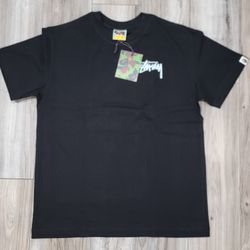 Stussy X Bape T Shirt Medium 