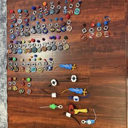 Beyblades, Launchers, And Stadiums! 