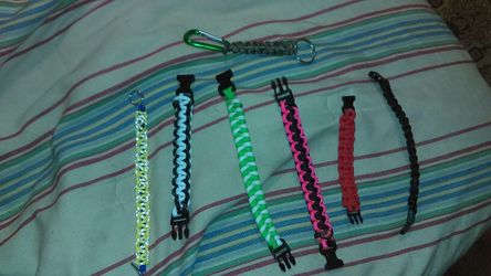 PARACORD BRACELETS ALL COLORS AND SIZES