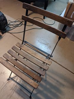 Wood Folding Chair