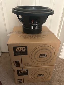 10” subwoofer