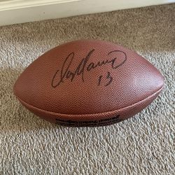 Autographed Marino football