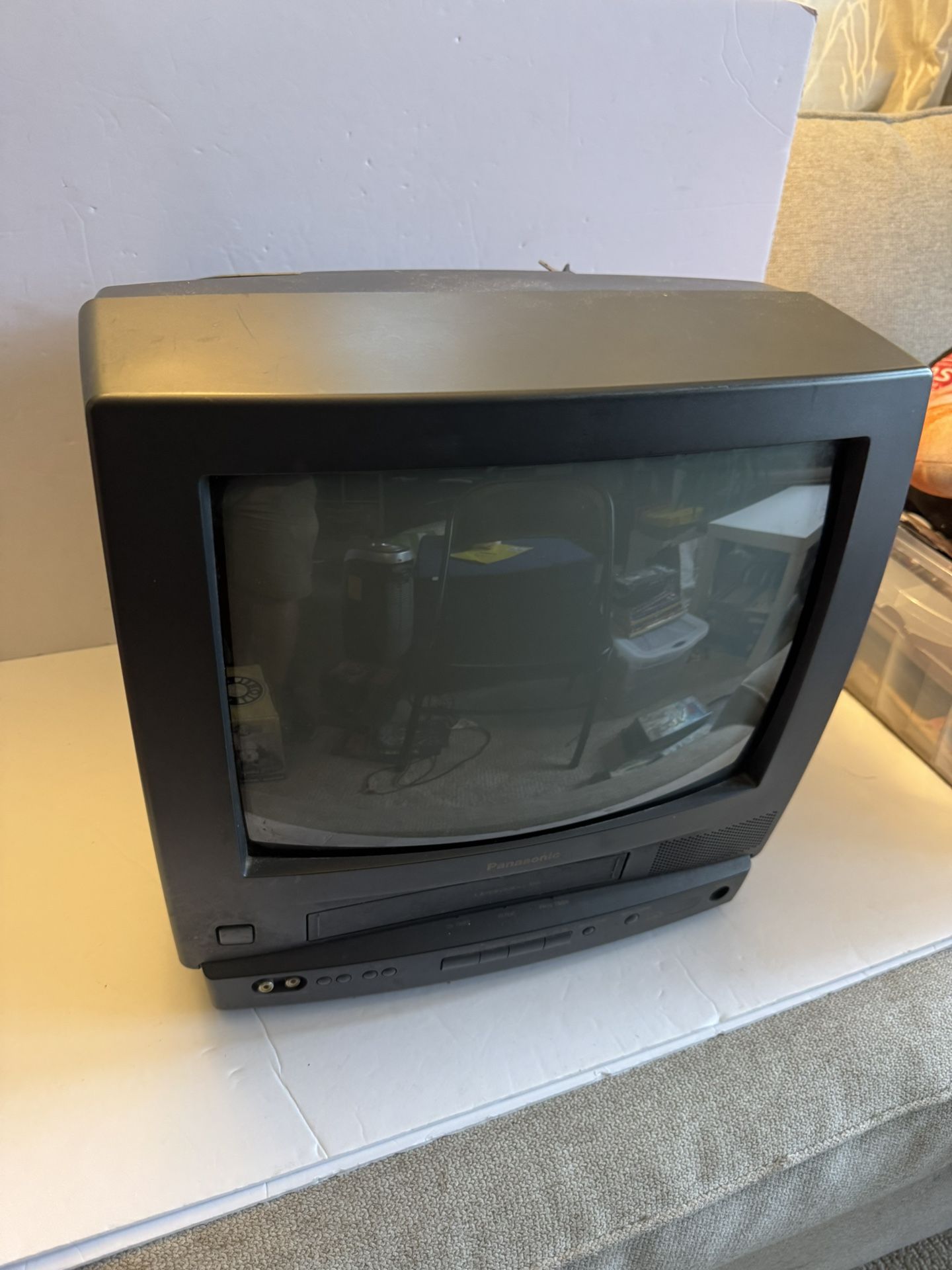 Vintage 90s Panasonic Tv VCR PV-M1338