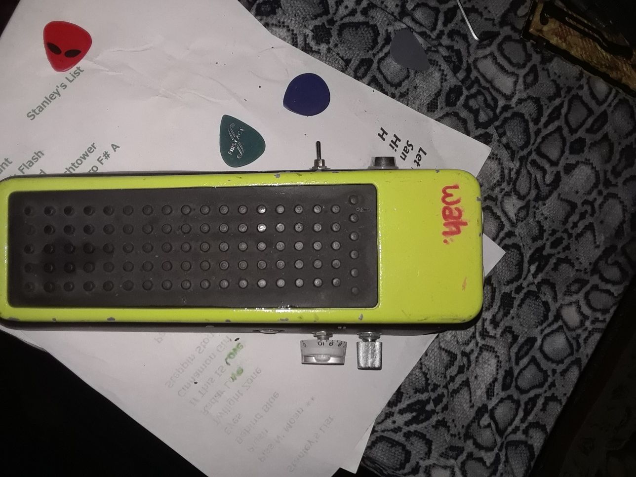 custom made wah wah pedal
