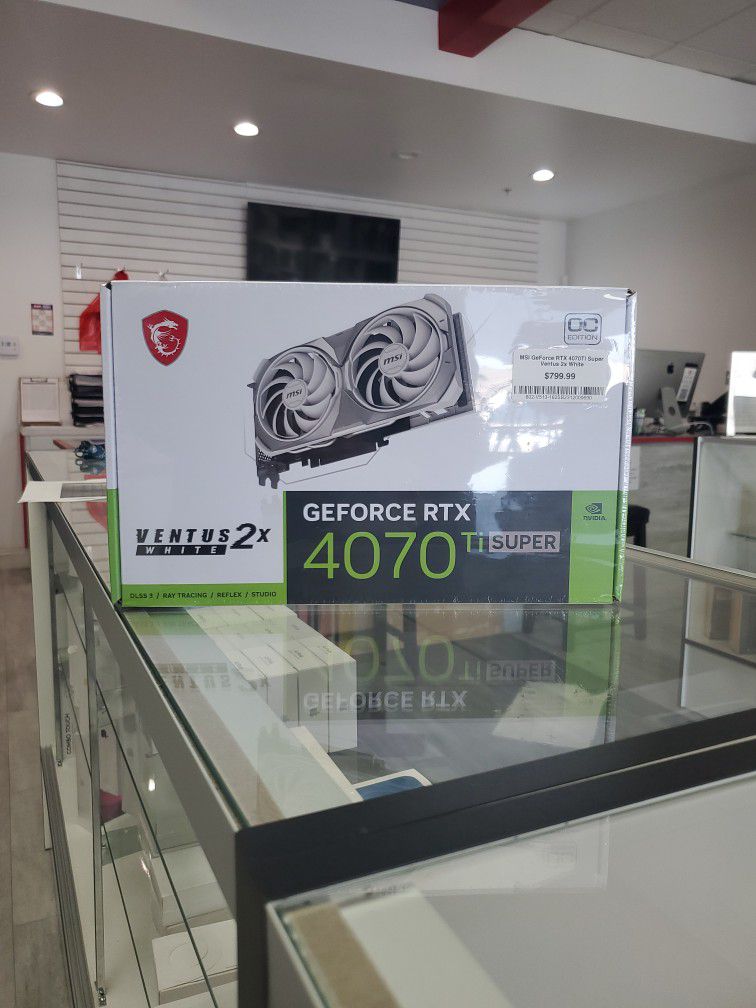 MSI GeForce RTX 4070 Ti Super Ventus 2x White