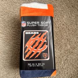 Brand New BEARS Super Soft Plush Throw Blanket 