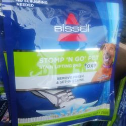 Bissell Stomp n go Pet Stain Lifting Pad ×20