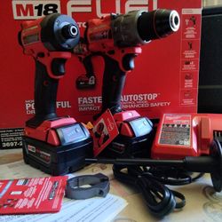 Milwaukee M18 Impact And Drill Set