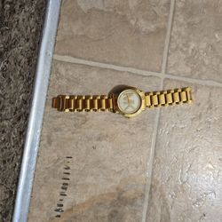 Michael Kors MK3206 Runway Gold Tone Dial Gold Tone Stainless Women's Watch