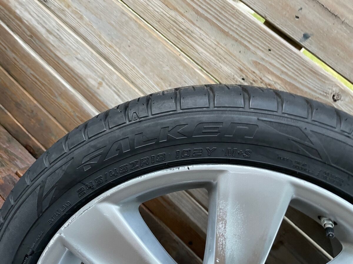 2007 - 2012 LEXUS LS460 LS460L LS600H FACTORY WHEEL RIM + TIRE 245/45 R19 OEM - QOI0A1 Auto Parts