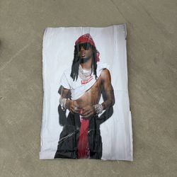 Playboi Carti Supreme FW25 Wheat Paste Poster