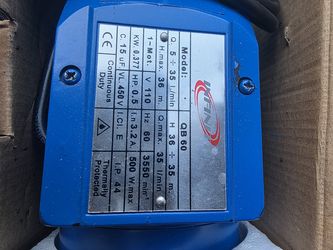 Infinity water pump 1/2hp