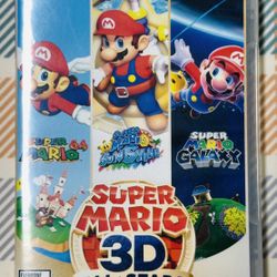 Super Mario All-Stars 3D Nintendo Switch Game With Case Tested/Works X792