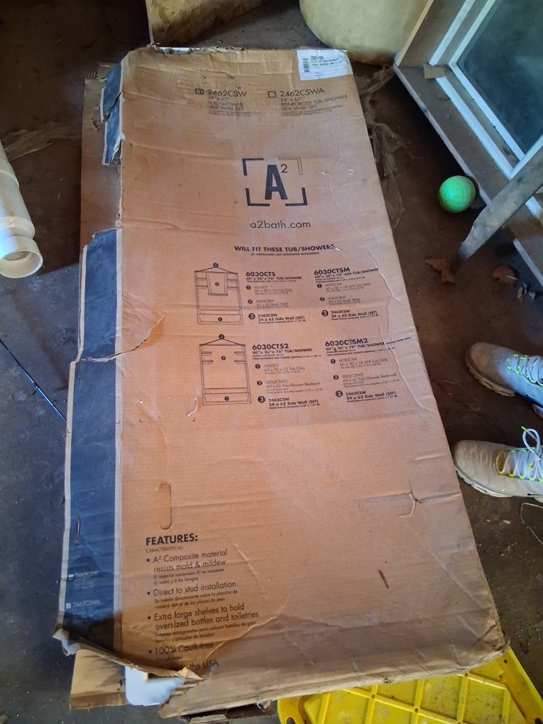 Shower Side Wall Set New