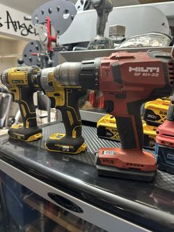 Dewalt And Hilty Impact Tools