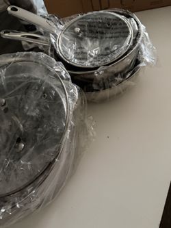 Sedona Stainless Steel 7pc Cookware Set New 