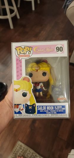 Sailor Moon w/ Moon Stick & Luna #90