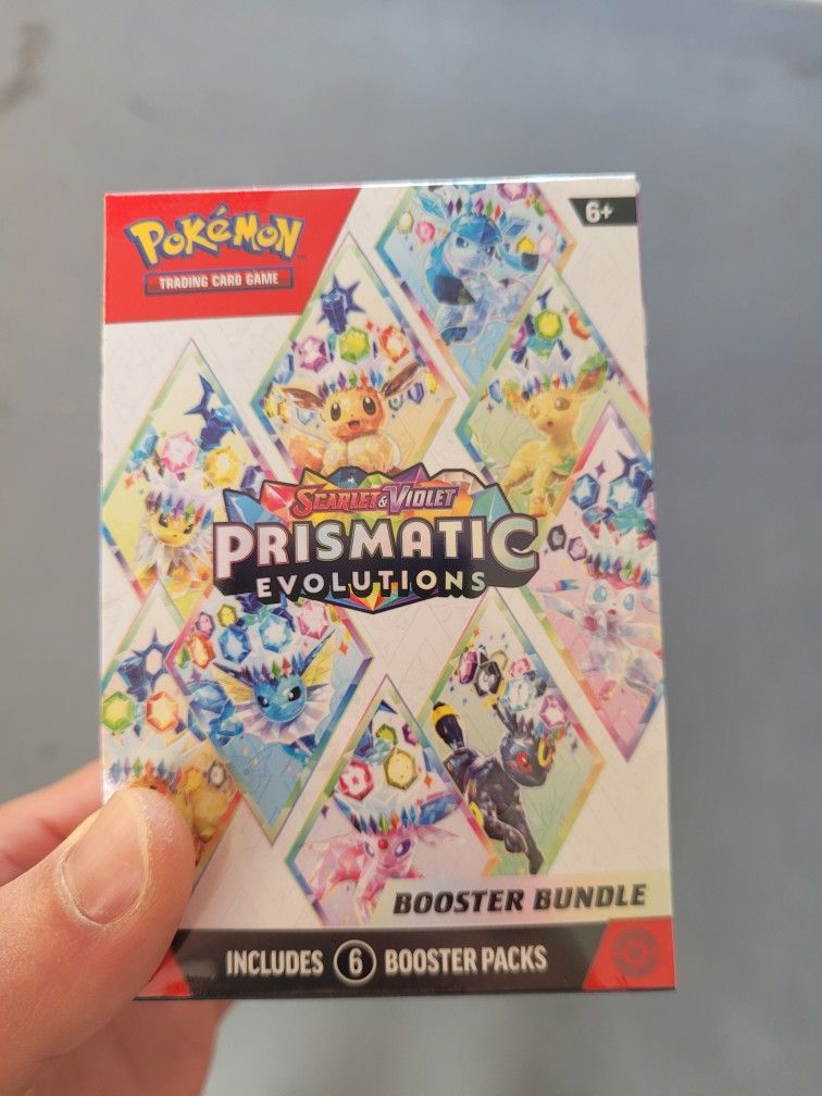 Scarlet & Violet-Prismatic Evolutions Booster Bundle (6 Packs)