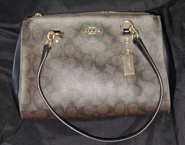 New, Coach Etta Carryall in Signature Canvas