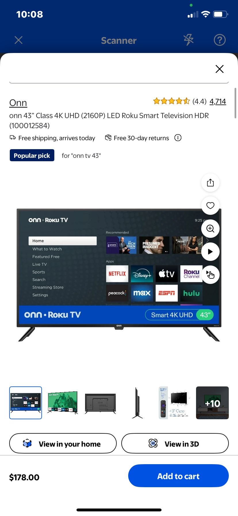 43” Tv Brand New Never Opened