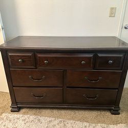 Dark brown dresser