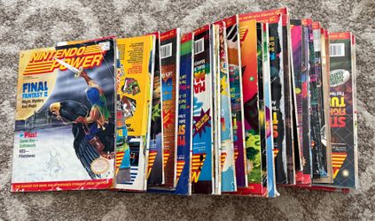 Nintendo power magazines lot