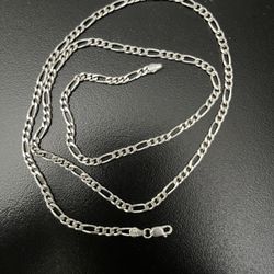 Figaro Link 925 Silver chain 26 inches 