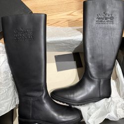  WOMEN BRAND NEW COACH FYNN LEATH ER BOOT