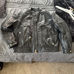 Leather Motorcycle Jacket 