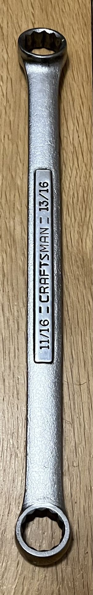 Craftsman 43927 11/16” X 13/16” Box End Wrench