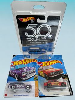 Datsun 510 Hot Wheels Bundle Collection Lot Of 3