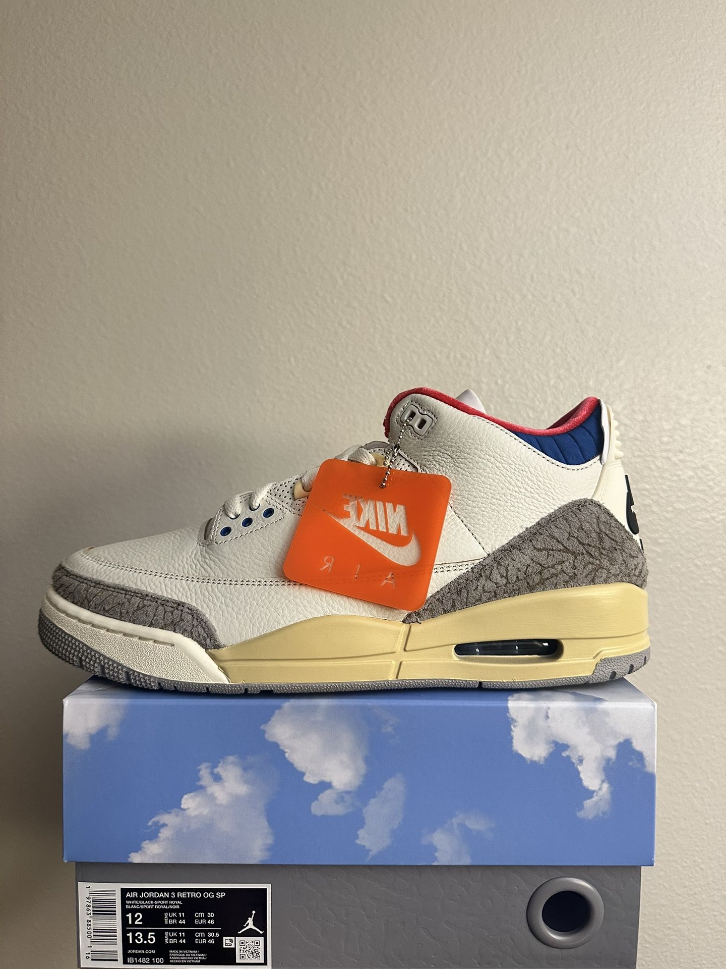 Men Nike Jordan Retro 3 Size 12 Seoul 2.0