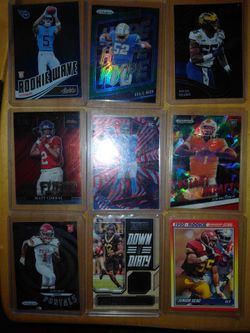 9 NFL Cards
